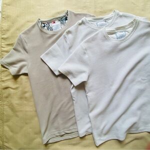 Set of Three Neutral T-Shirts